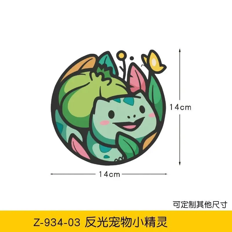 20styles Pokemon Car Stickers Anime Figure Pikachu Gengar Eevee Charmander Cute Cartoon Doll Creative Sticker Birthday Gifts — image 19
