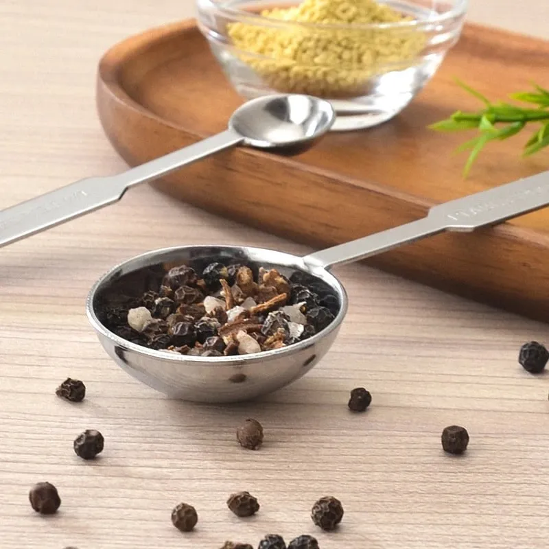 4Pcs Stainless Steel Measuring Spoons Set Tablespoon with Metric and UK Measurement Measure Spoon for Baking Liquid Solid Powder — image 4