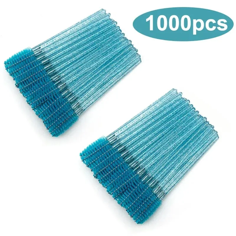 Wholesale 50/1000/2000pcs Spoolies Brush Mascara Wands Wholesale Eyebrow Lash Cleaning Brushes Applicator Makeup Tools Eyelash — image 3