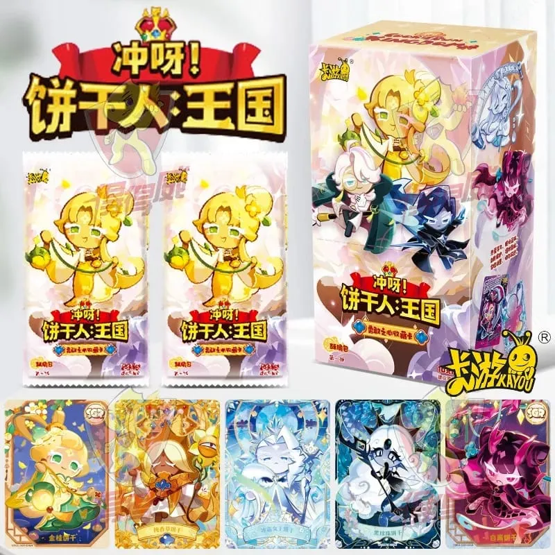 Genuine Cookie Run: Kingdom Cards Braveheart Chapter Crispy Pack Escape The Oven Adventure Anime Collection Cards Gifts — image 1