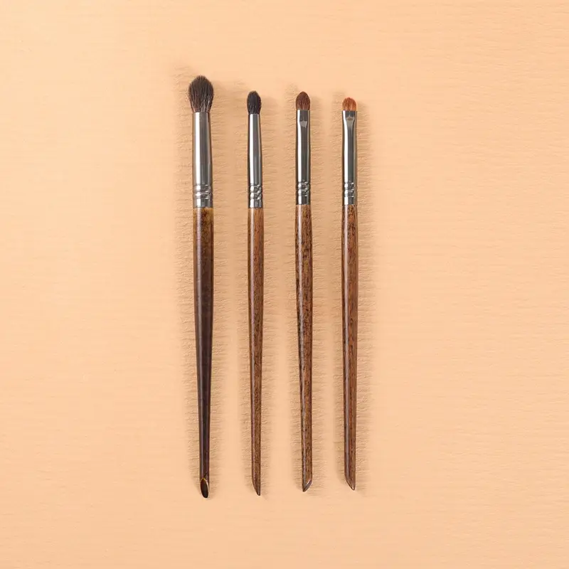 OVW 4PCS Eye Makeup Brushes Details Brushes for Precision Application Beauty Cosmetic Tools Set