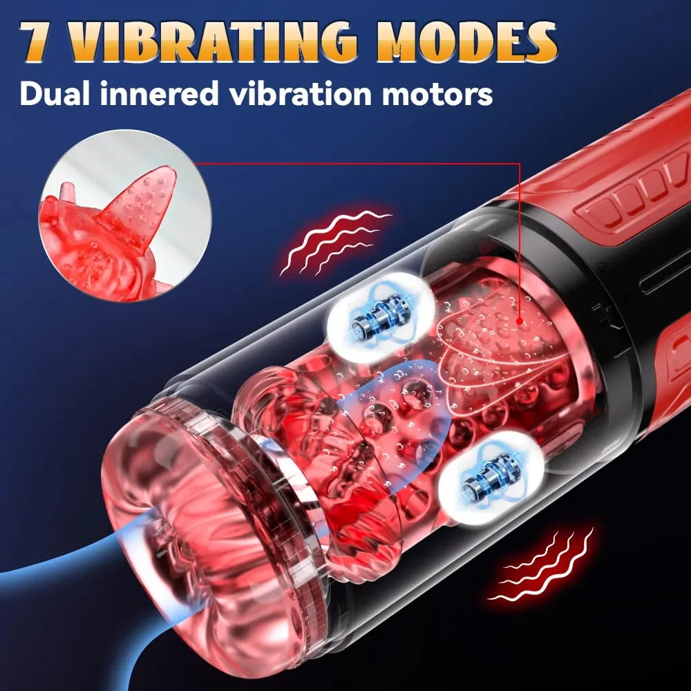Automatic Male Masturbator Telescopic Rotation Men Masturbation Cup LCD Digital Simulation Blowjob Masturbator Sex Toy for Men — image 3