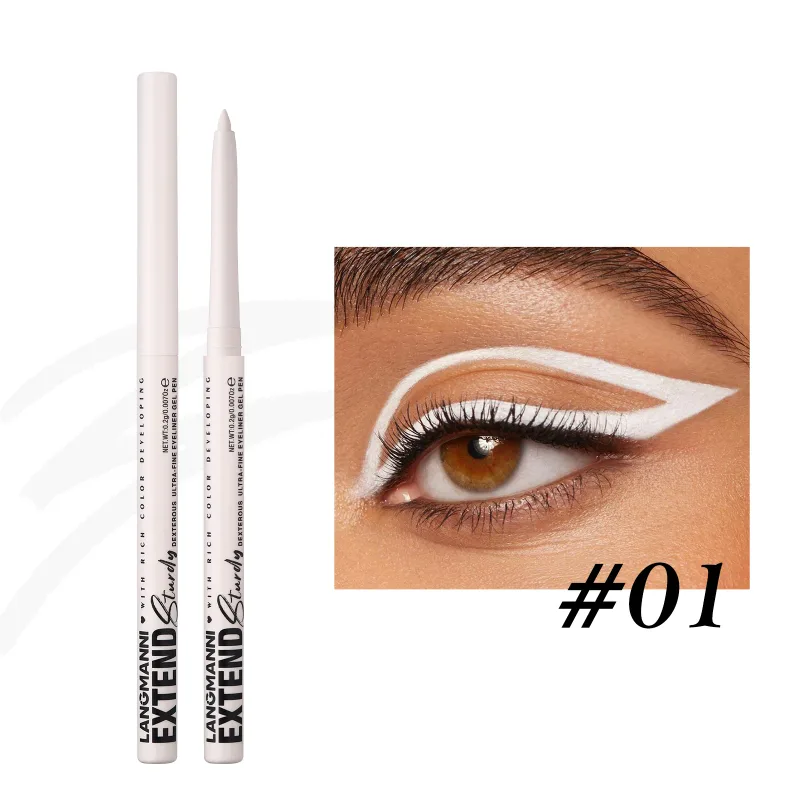 Waterproof and Sweat Resistant Eyeliner Pen Durable Easy to Color Fast Drying and Smooth Texture Creates Perfect Eye Makeup
