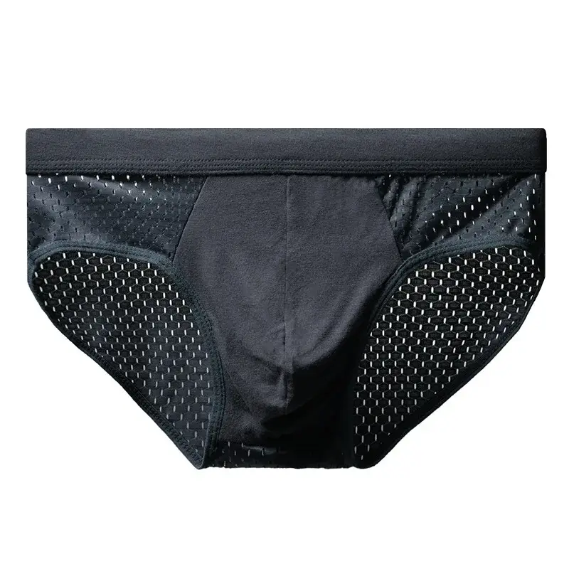Männer Unterwäsche Männlich Dünne Atmungsaktive Dreieck Höschen für männer Eis Seide Slip Mesh Sexy Quadratische Ecke Hosen für männer Shorts