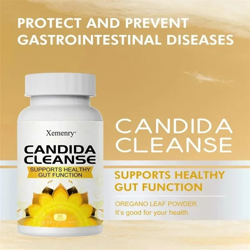 Candida Cleanse - Promuove la pulizia e la disintossicazione intestinale, migliora la digestione e allevia la stitichezza e il gonfiore