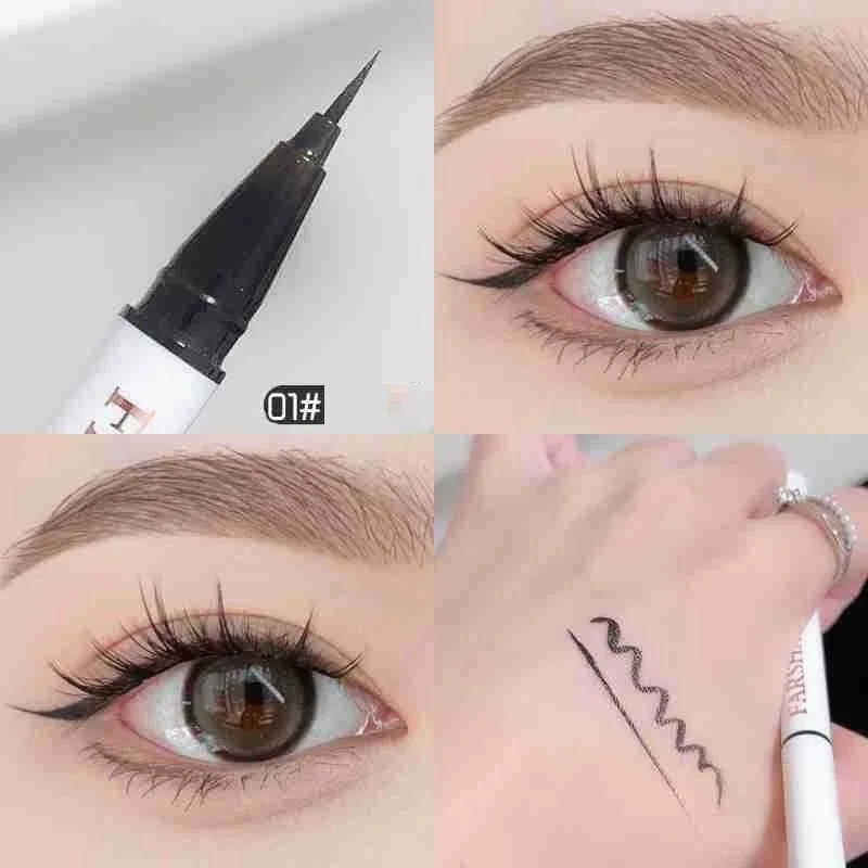 12 kolorów wodoodporny eyeliner w pisaku bardzo cienka końcówka eyeliner w płynie długotrwały eyeliner szybkoschnący kolorowy makijaż na cosplay — image 9