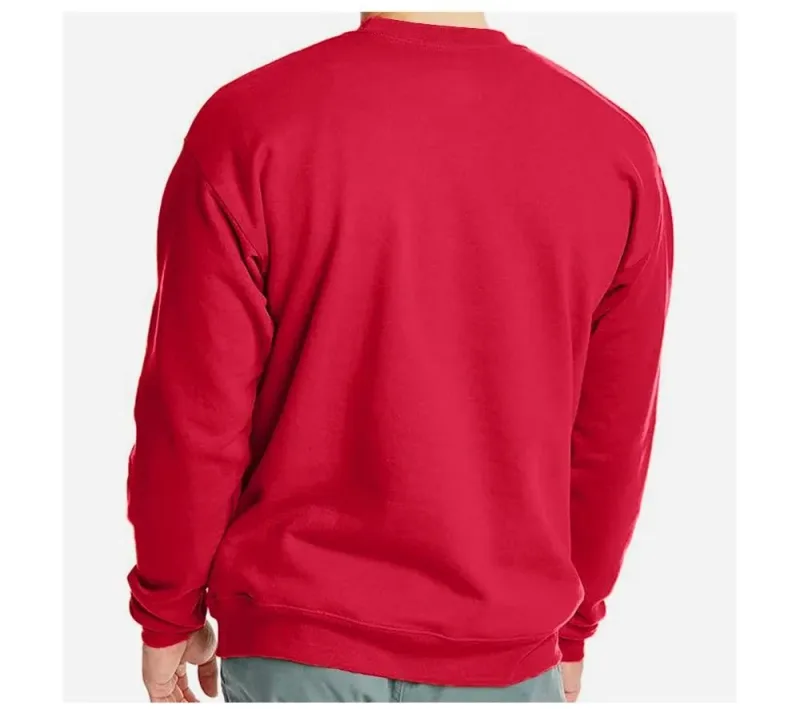 Powerhouse Gym Letter Printing Men Sweatshirts Winter Fleece Warm Hoodie Korean Loose Crewneck Pullovers Hip Hop Male Clothes — image 2