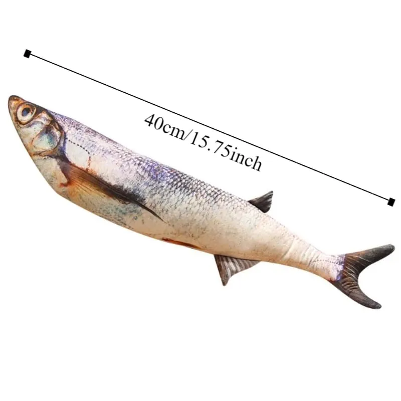 Sofa Cushion Perch Simulation Fish Pillow Stuffed PP Cotton Cartoon Fish Soft Grouper Fish Anime Pillow Home Decoration — image 7