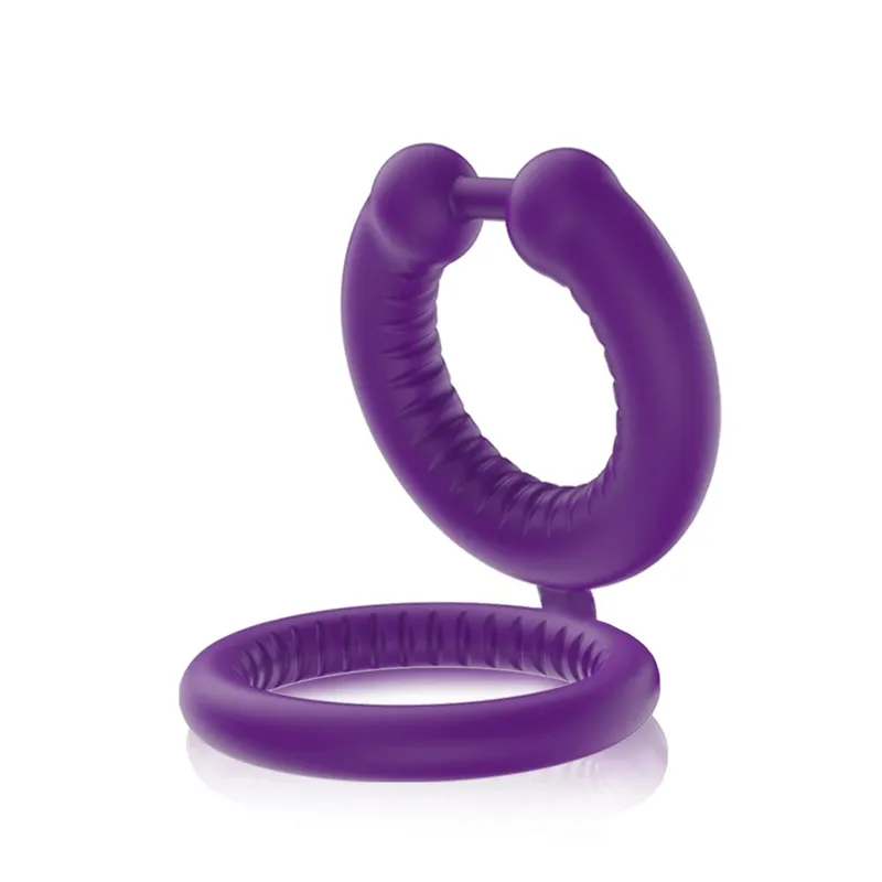 Cock Ring Reusable Silicone Penis Ring Delayed Ejaculation Penis Enlargement Dick Enlarger Semen Semen Lock Ring Sex Toy Men — image 10