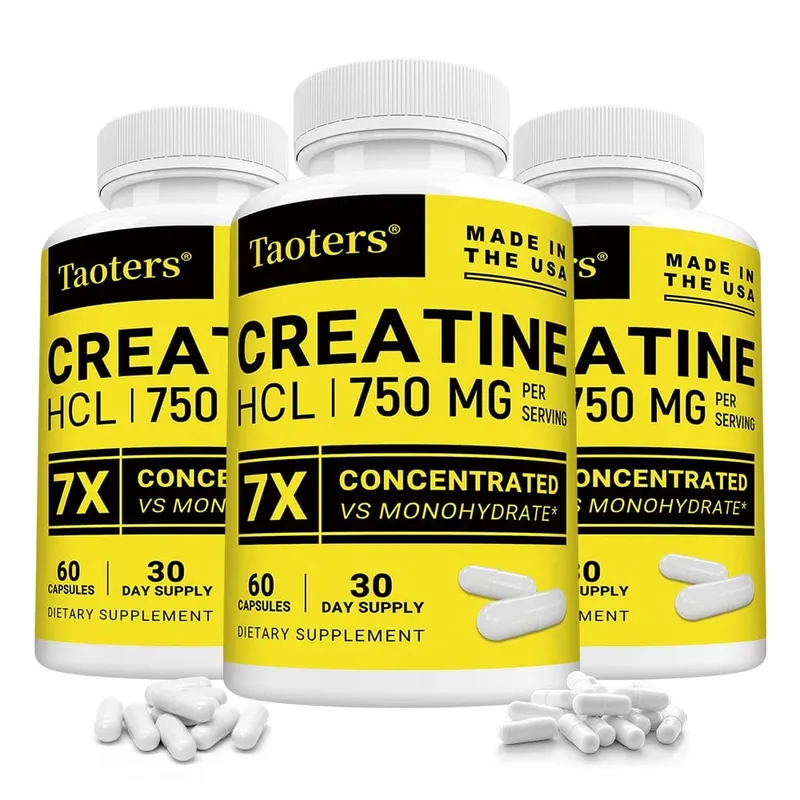 Creatine HCl Capsules Boost Muscle Strength Focus Energy Endurance Support Metabolism Cognitive & Heart Health Non-GMO — image 10