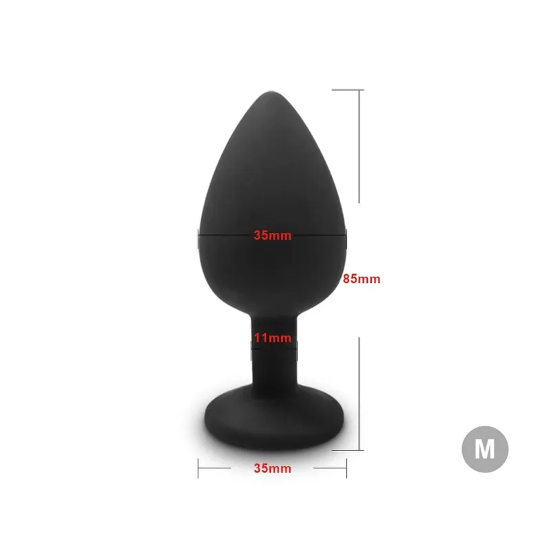 Jouet anal Plug anal en silicone souple pour débutant Plug anal hommes femmes couples gays stimulateur de prostate anal masturbateur adulte jouet sexuel
