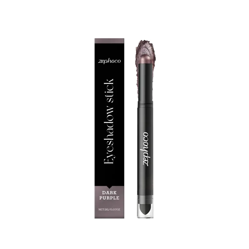 Waterproof Eye Shadow Stick with Brushes Long Lasting High Pigmented Double Head Eye Shadow Stick 8 Colors Maekup — image 8