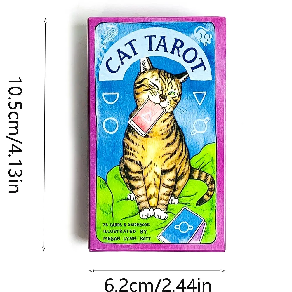 Cat Tarot Cards 78‑Pcs Cute Cat Design Tarot Cards Set Fortune‑Telling Divination Tarot Deck for Beginners and Cat Lovers — image 6