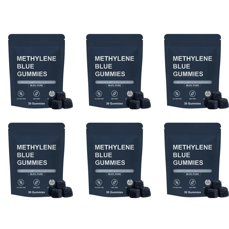 Methylene Blue Gummies with Benfotiamine Alpha Lipoic Acid Vitamin B6 & B12 for Mental Clarity and Nerve Health - 30 Gummies — image 12
