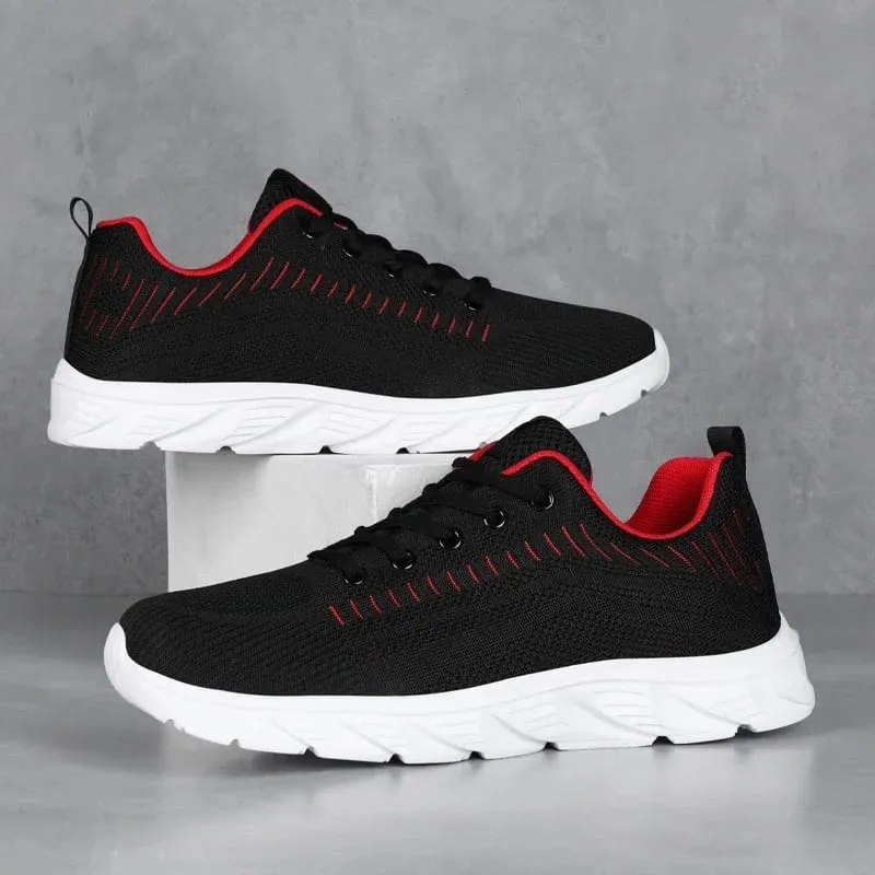Męskie buty do biegania Męskie trampki Moda Lekkie buty sportowe Oddychające buty do chodzenia Odkryty Wygodne sportowe dla mężczyzn — image 10
