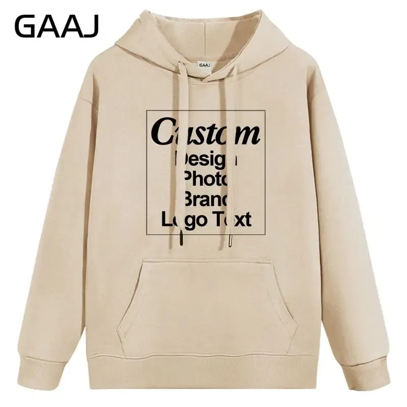 High Quality Custom Hoodie Cotton Sweatshirt Print Embroidery Brand Logo Text Photo Design Men Women Famliy Team Clothing 300g — image 43