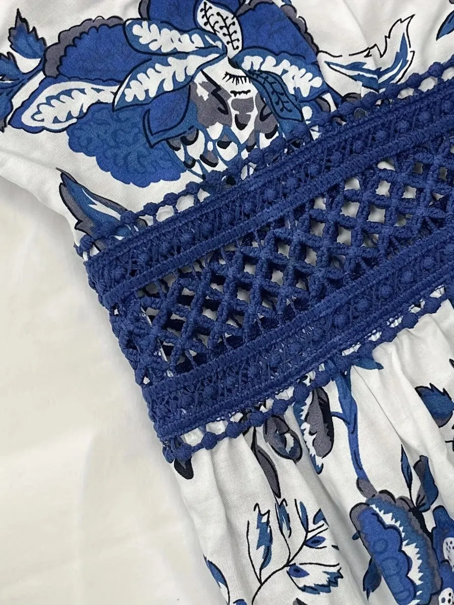 Spring/Summer New Arrival Elegant and Casual Sweet Lovely Beach Vacation Cruise Wear Perfect for Dates & Honeymoons Lace Splicin — image 5