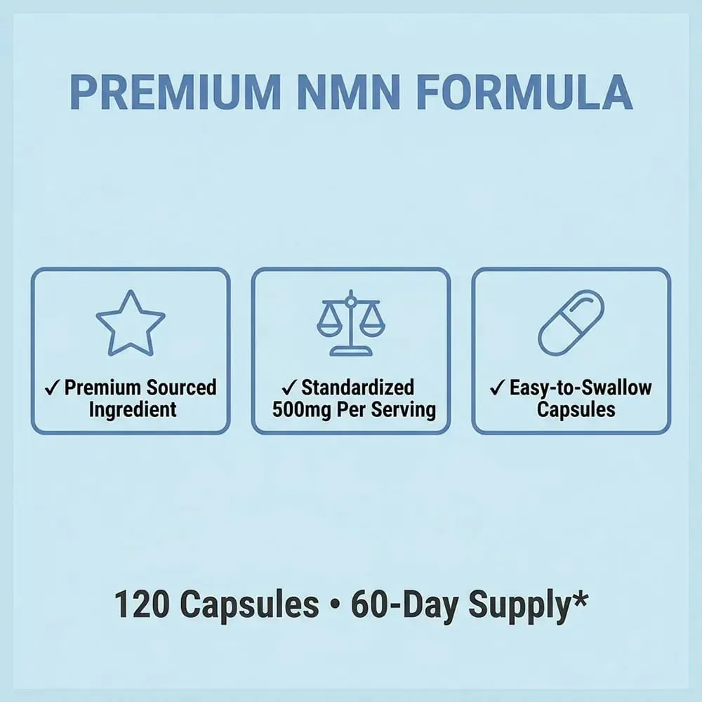 NMN Nicotinamide Mononucleotide - Supports Cell Repair and Growth Reduces Wrinkles and Increases Skin Elasticity — image 6