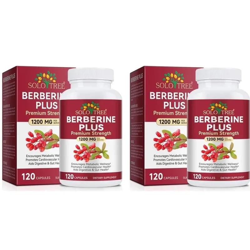 Berberine Plus Κάψουλες 1200mg Berberine HCl Μεταβολισμός & Υποστήριξη Υγείας του Πεπτικού Εντέρου 120 Κάψουλες — image 8