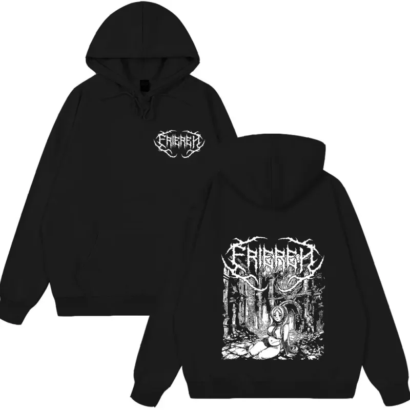 Anime Frieren: Beyond Journey's End T Shirt Frieren Manga Gothic Hoodies Men Women Clothing Winter Wear Loose Style Streetwears — image 1