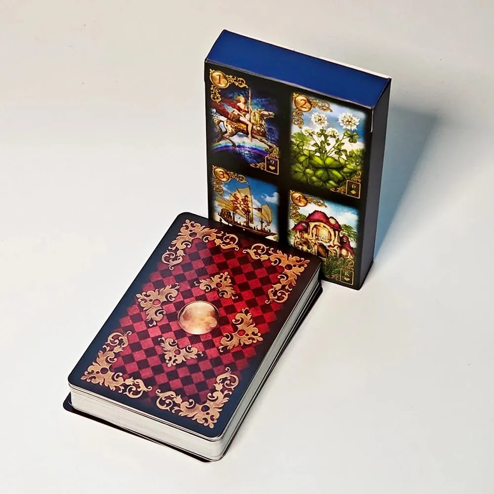 Gilded Reverie Lenormand Deck 36 Pcs Lenormand Cards Printed on 350GSM Double-embossed Cardstock - 9*6cm — image 3