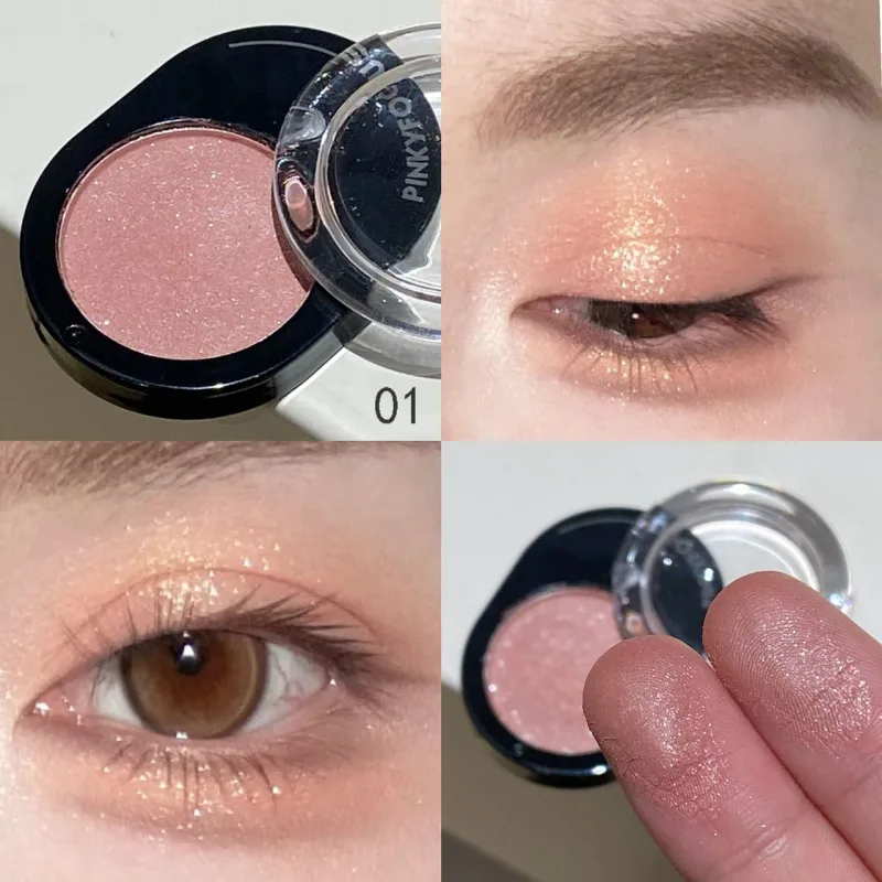 12 Colors Diamond Shining Eyeshadow Cosmetics Long Lasting Silky Easy To Color Pearl Light Brightening Eye Shadow Makeup Palette — image 8
