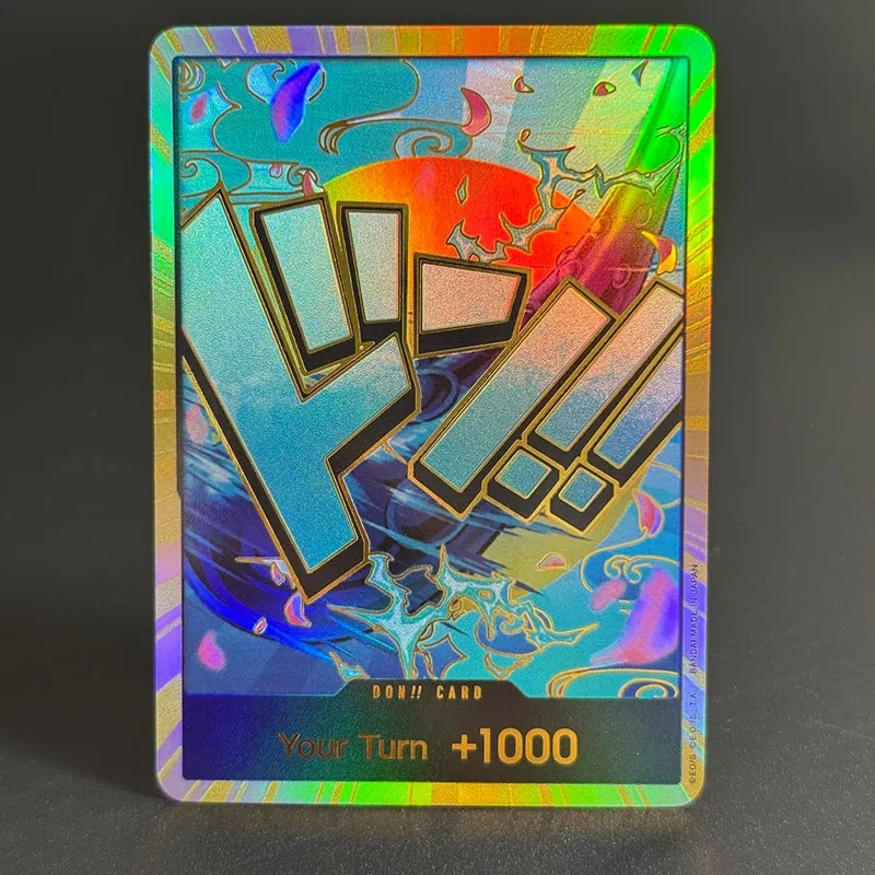 10PCS DON OPCG English TCG Gold DON!!! Collection Cards Zoro Ace Doflamingo Rebecca FOIL NM Refraction Flash Cards ToyGifts OPCG — image 32