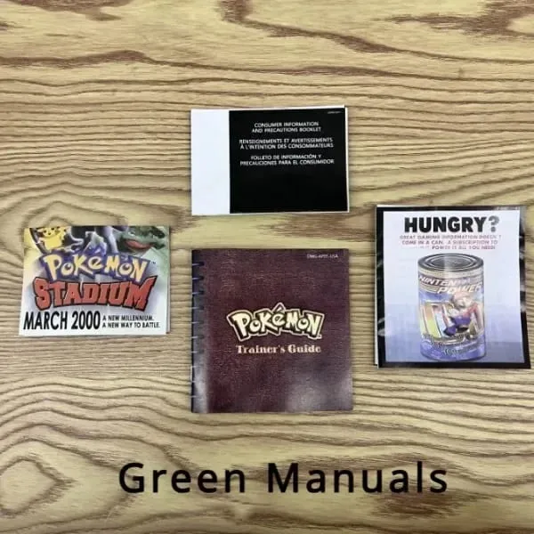 Pokemon Series Blue/Crystal/Gold/Green/Red/Silver/Yellow GBC Game in Box with Manuals for Video Game Cartridge USA Version — image 22