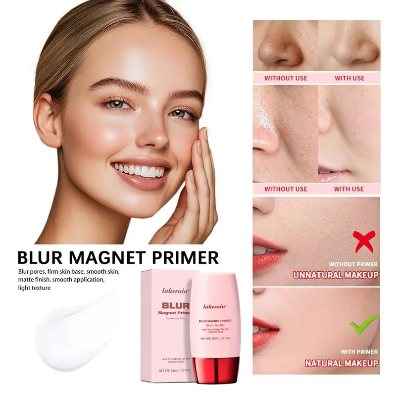 Blur Magnet Primer at Eraser Foundation Stick Long Lasting Pore Minimizing Smooth Face Makeup Oil Control Matte Christmas Gift — image 7