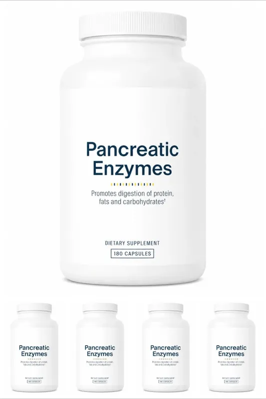 Digestive Enzyme Supplement 180 Capsules Pancreatic Enzyme Blend Protease Amylase Lipase Supports Protein Fat Carb Digestion — image 11