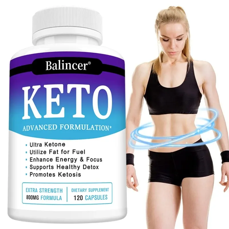 Keto Capsules Support Metabolism Body Management Burn Belly Fat Energy Boost Digestive & Immune Health for Men and Women — image 1