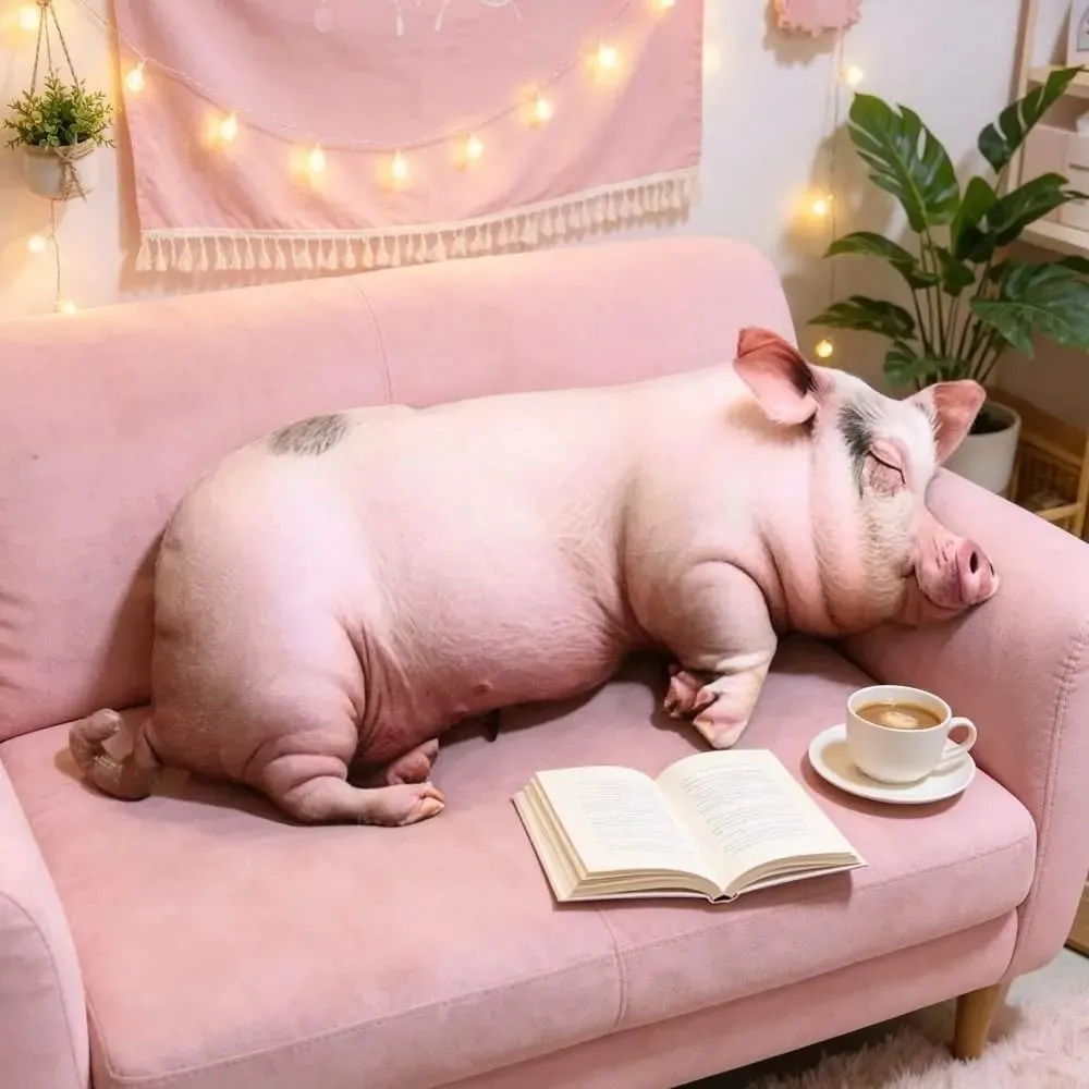 Plush Material Animal Body Pillow 40cm Size PP Cotton Filled Poultry Throw Pillows Cute Design Soft Texture Pig Keychain For Men — image 5