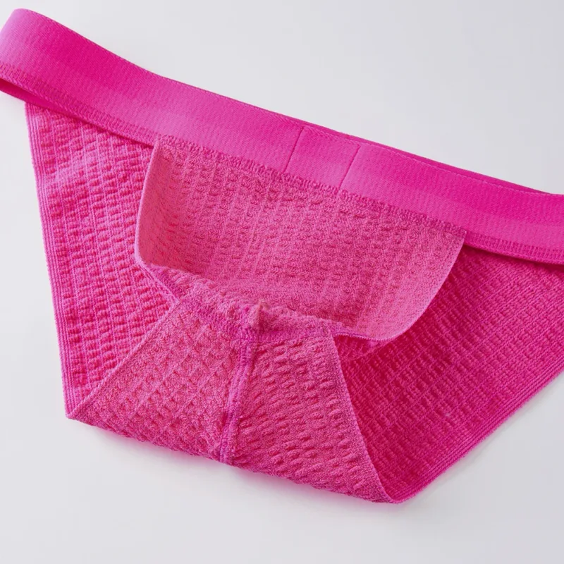 Men Woven Mesh High Fork Brief Adult Underwear Breathable U Pouch Elastic Soft G-string Thong Unisex Panties Men's Underpants — image 16