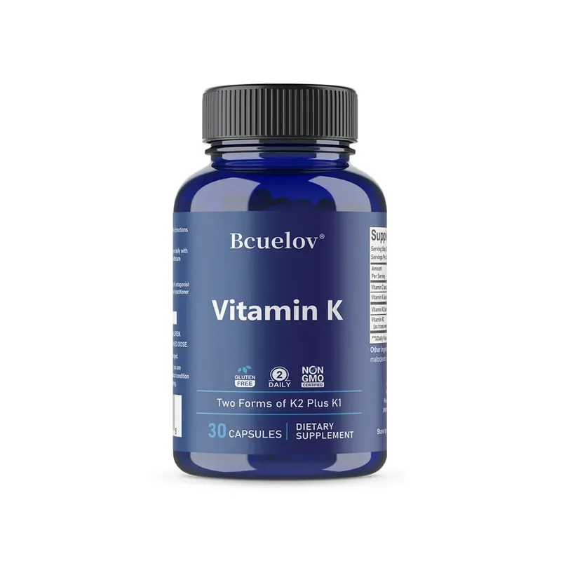 Vitamin K2 (MK-4 & MK-7) Capsules High Absorption Supplement for Bone Density Teeth Joint Cardiovascular & Immune Health — image 8