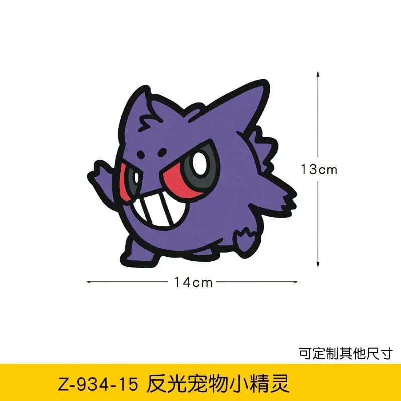 20styles Pokemon Car Stickers Anime Figure Pikachu Gengar Eevee Charmander Cute Cartoon Doll Creative Sticker Birthday Gifts — image 24