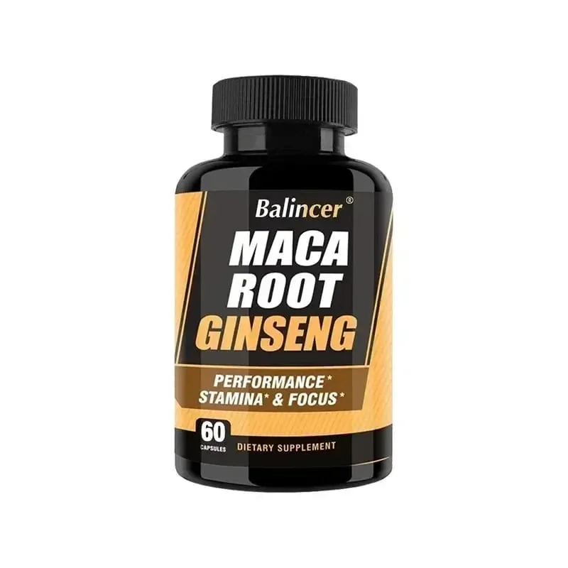 Maca Root Capsules with Ginseng - Promote Energy Mood Stamina & Performance Supports Mental Health for Men and Women — image 8