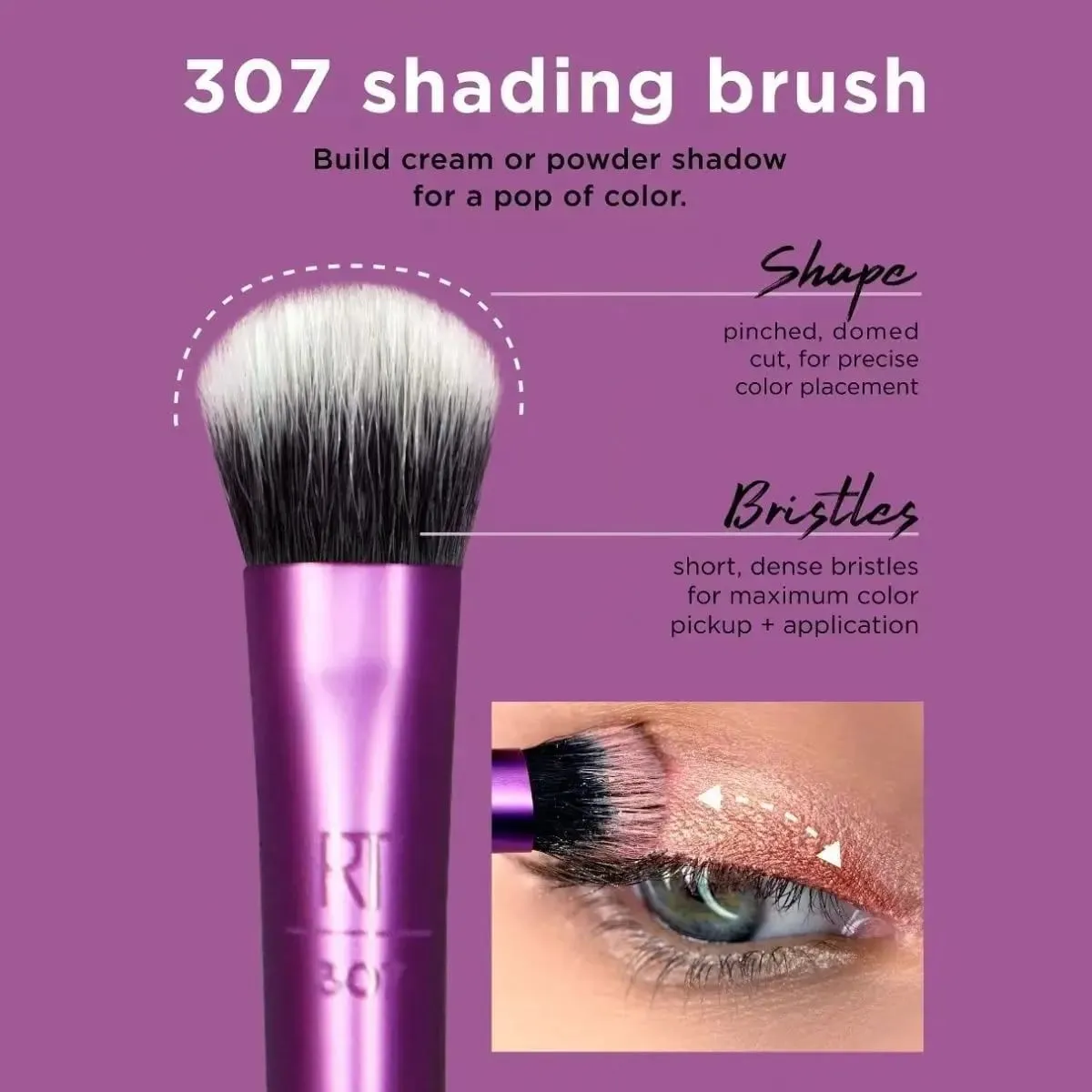 8pcs/Set Eye Makeup Brushes Soft Synthetic Hair Makeup Tool Kit Suitable for Beginners — image 4