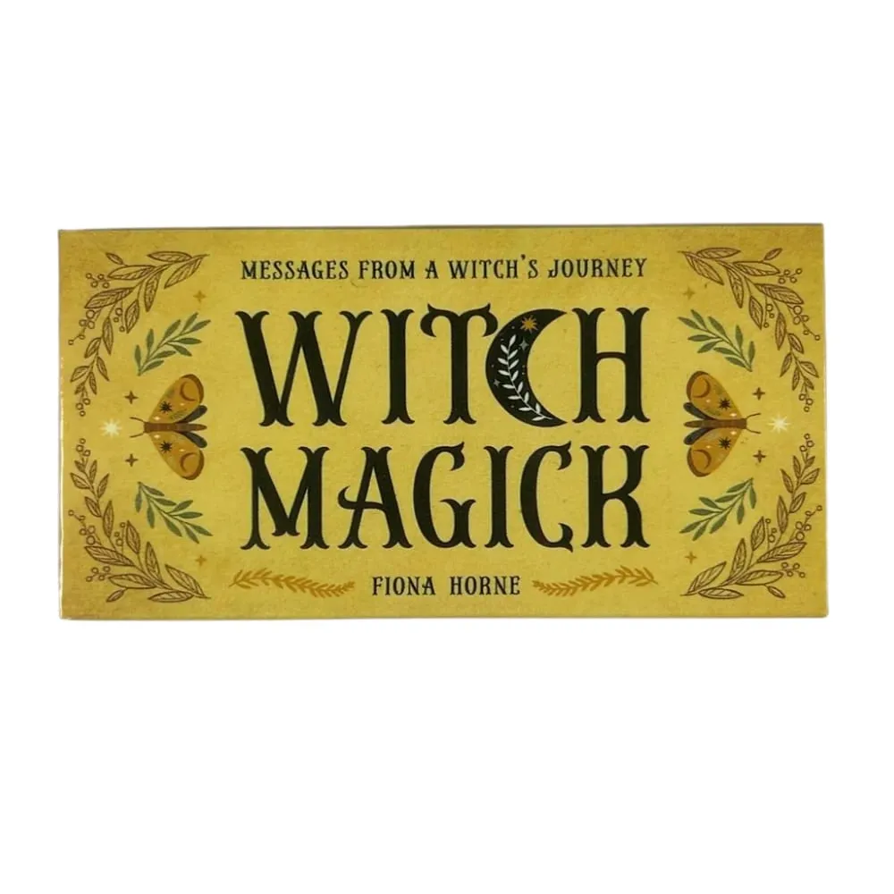 Witch Magick Cards Oracle Deck 40 Pcs Inspiration Cards with Keywords — image 2