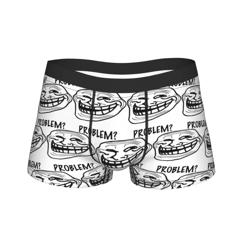 Rage Comic Trollfac Trunk Funny Anime Pouch Underwear Hot Sale Pattern Boxer Brief Comfortable Men Underpants Plus Size — image 8