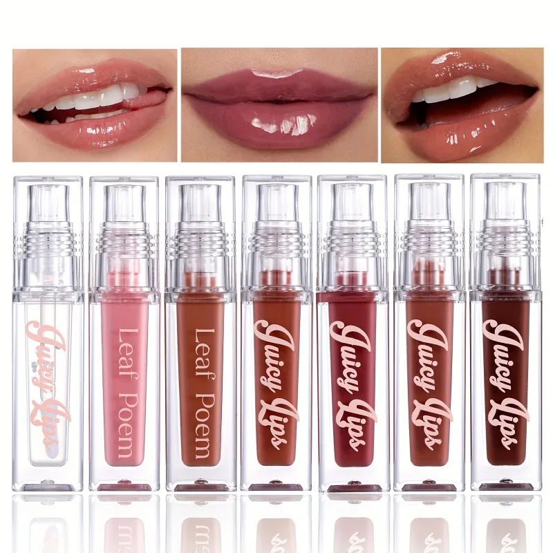 Hydrating Crystal Lip Oil - Plumping & Moisturizing Gloss with Tinted Shades for All Skin Types — image 3