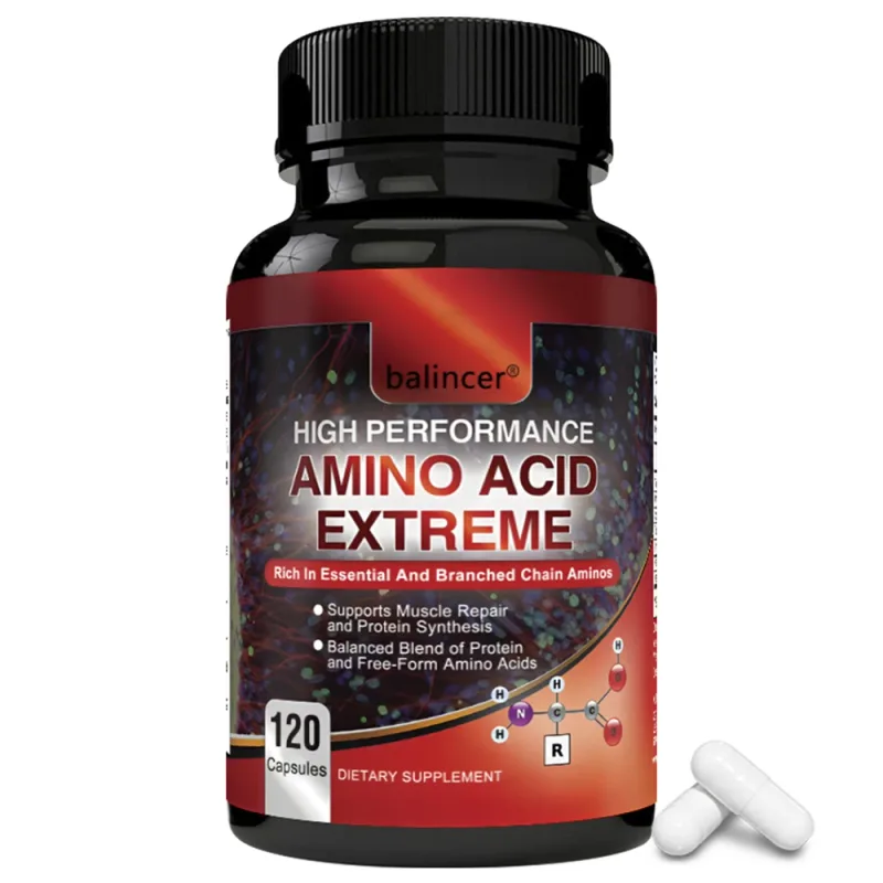 Amino Acid - High Performance Branch Chain Amino Acid Formula 120 Capsules - Muscle Building Post Workout Supplement — image 8