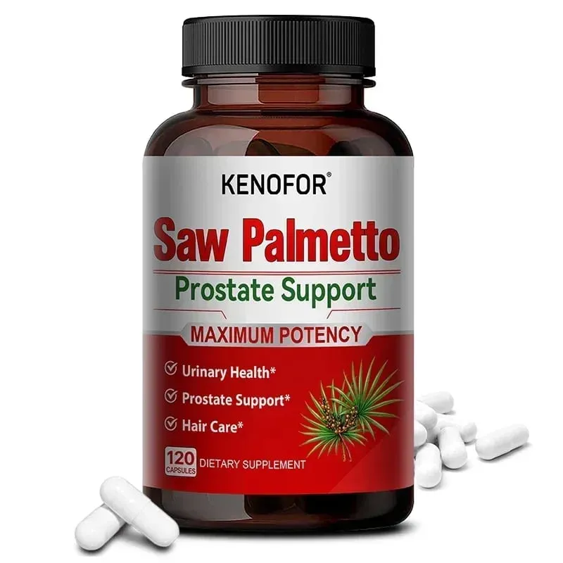 Prostatatilskud med Saw Palmetto understøtter urinvejssundhed Urtesundhedstilskud 120 vegetariske kapsler — image 9