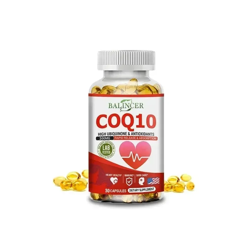 CoQ10 소프트젤 - 코엔자임 Q10(유비퀴논) 보충제 흡수율이 높은 항산화제는 심장 건강과 에너지 생산을 지원합니다 — image 8