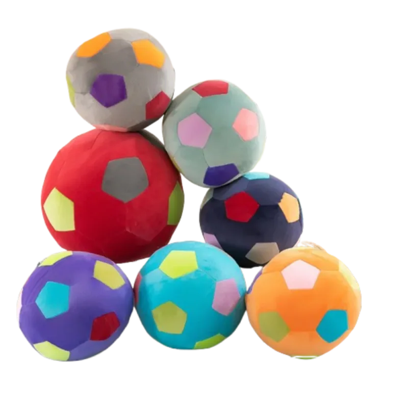 Simulación creativa de baloncesto, pelota deportiva de peluche de alta calidad, almohada de fútbol suave de 22cm para niña y niño