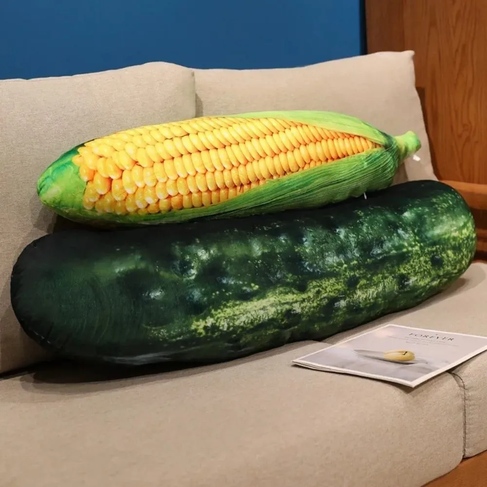 Soft Plush Vegetable Plush Pillow Simulation Cozy Vegetable Stuffed Toy Cartoon Cute Realistic Details Veggie Plush Doll — image 4