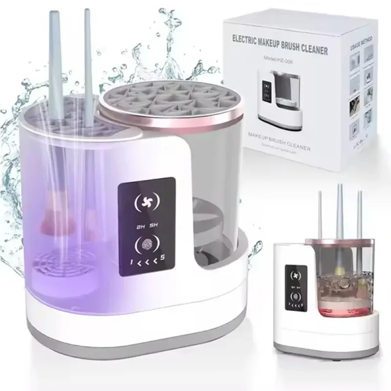 NEW Electric 3 IN 1 Makeup Brush Cleaneing Machine Makeup Brush Dryer Portable Automatic USB Cosmetic Brushes Cleaner Tool