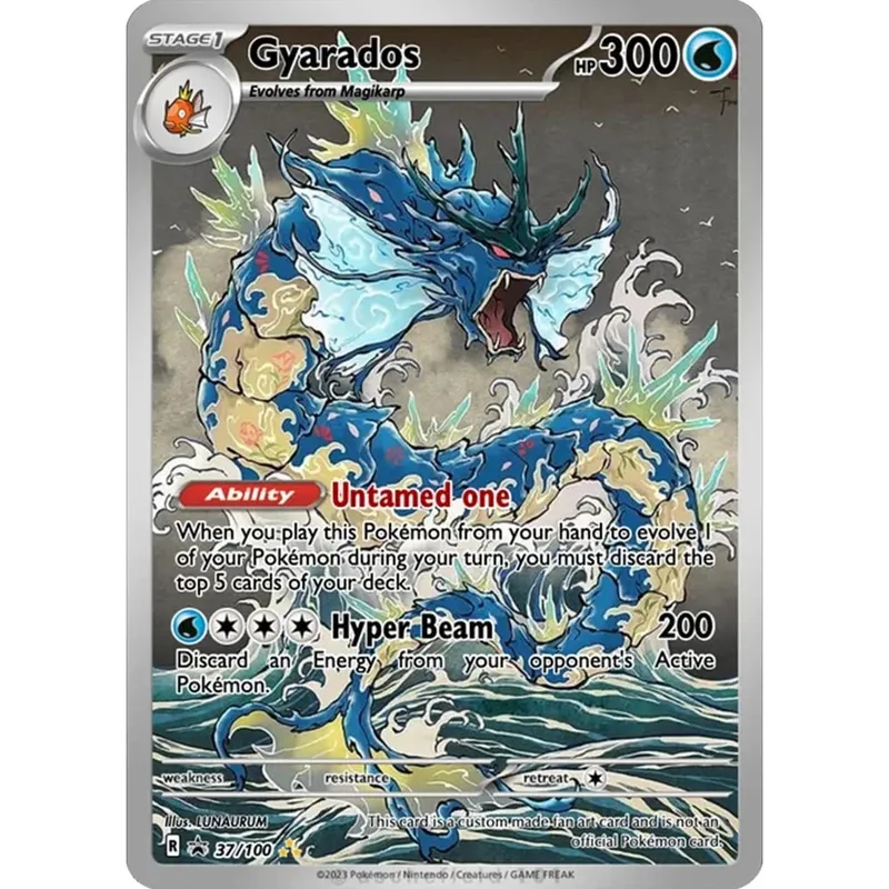 DIY Collection Cards Lucario Secptile Absol Gyarados Self Made Single Card Classic Game Anime Card Gift Toy