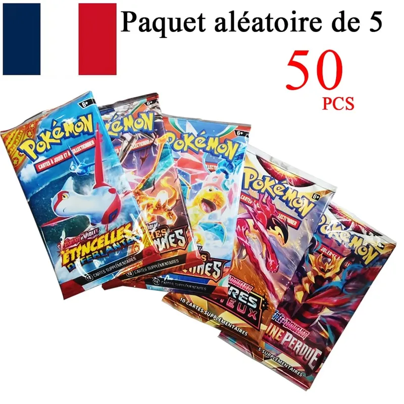 French Version Pokemon Cards VMAX V EX GX MEGA Carte Collection Battle Trainer Children's Christmas Toys Gift — image 16