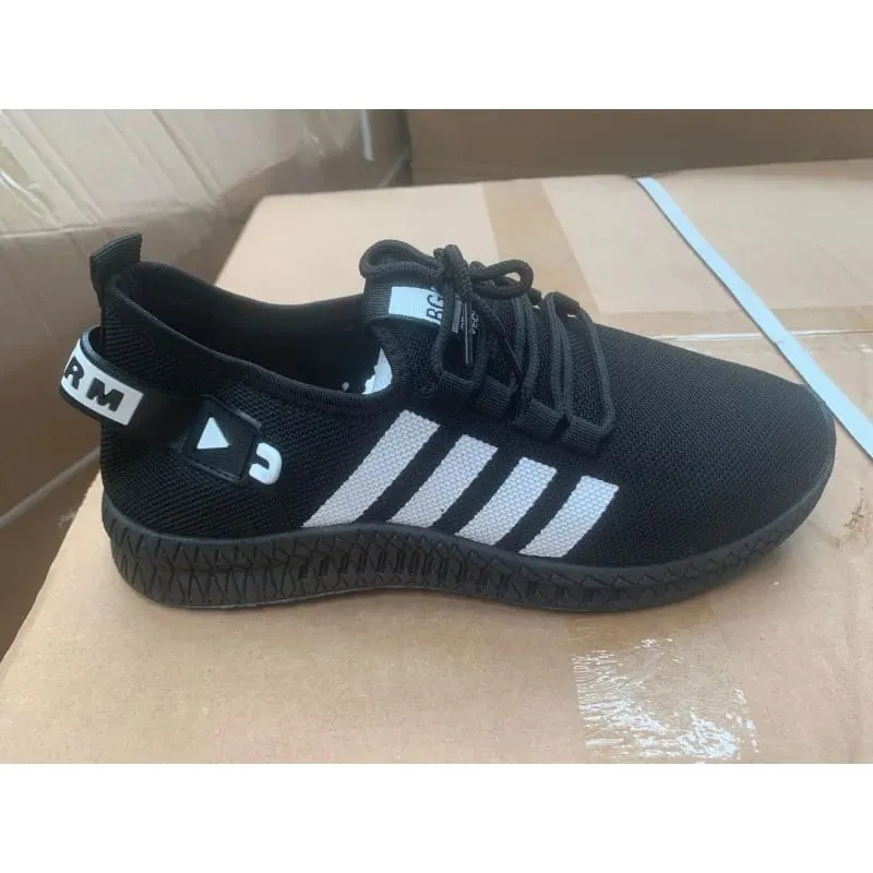New 2025 Men's Sports Shoes Comfortable Casual Fashionable Breathable Low Top Flat Heel Lace-Up Running Shoes for Men — image 3