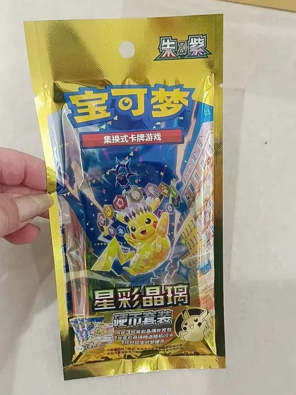 New Arrival Original PokéMon Trading Card Game Booster Pack Coin Set 17.0 Stellar Crystal Ex Collection Cards Birthday Gift — image 9